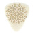 Timber Tones Grip Tones Guitar Pick - Buffalo Bone, Black Floral Grip