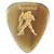Timber Tones Zodiac Tones Guitar Pick - Aquarius, Clear Horn