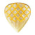Timber Tones Grip Tones Mini Guitar Pick - White Horn, Horn Criss-Cross Grip