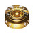 Hosco SCUD Speed Knob, Amber, Black or Gold Acrylic, Metric or Inch (Single Knob)