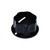 Hosco SCUD KJB-500 JB-Type Bass Knob, Black, Round Contour with Set Screw (Single Knob)