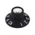 Hosco KBS-200 Amp-Style Knob with Set Screw, Black, 6mm (Single Knob)