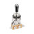 Hosco SCUD YM-T20B 3-Way Straight Toggle Switch, Black, Made in Japan