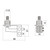 Hosco SCUD YM-T70R 3-Way Right-Angle Toggle Switch, Made in Japan