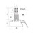 Hosco Alpha ALP-500B 24mm Potentiometer, 500K Linear Taper, Metric Shaft