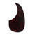 Hosco SCUD F-4002 Self-Adhesive Acoustic Guitar Pickguard, Martin-Style, Tortoise
