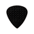 Ibanez Grip Wizard Rubber Grip PA16MRG-BK Guitar Pick Short Teardrop Medium 0.8mm Black