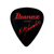Ibanez 1000KLBK Kiko Loureiro Signature Guitar Pick Teardrop 1.2mm Black
