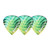 Ibanez KALEIDO CP16XH-P7 Guitar Pick Short Teardrop 1.2mm Design P7 (3-Pack)
