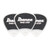 Ibanez Grip Wizard Sand Grip PA16HSG-WH Guitar Pick Short Teardrop Heavy 1.0mm White (3-Pack)