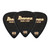 Ibanez Grip Wizard Sand Grip PA14HSG-BK Guitar Pick Teardrop Heavy 1.0mm Black (3-Pack)