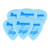 Ibanez 1000HZK-LT HAZUKI Signature Guitar Pick Short Teardrop Heavy 1.0mm Light Blue (6-Pack)