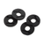 Ibanez ISB4-BK Silicone Strap Block Black (Set of 4)
