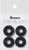 Ibanez ISB4-BK Silicone Strap Block Black (Set of 4)