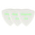 Dragonfly TR Triangle Guitar Pick 0.8mm - White (3-Pack)