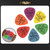 PYLON Origami Guitar Picks – Derlin Variety Pack 0.5mm to 1.14mm (6 Colors, 6 Picks)
