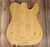 KIZAI Bamboo Cutting Board – Telecaster-Style Electric Guitar Shape (15.7 × 12.6 × 0.8 in)