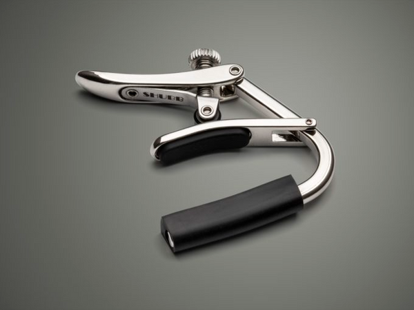 Shubb Standard Capo C5-r – Polished Nickel for Banjo (Radiused)
