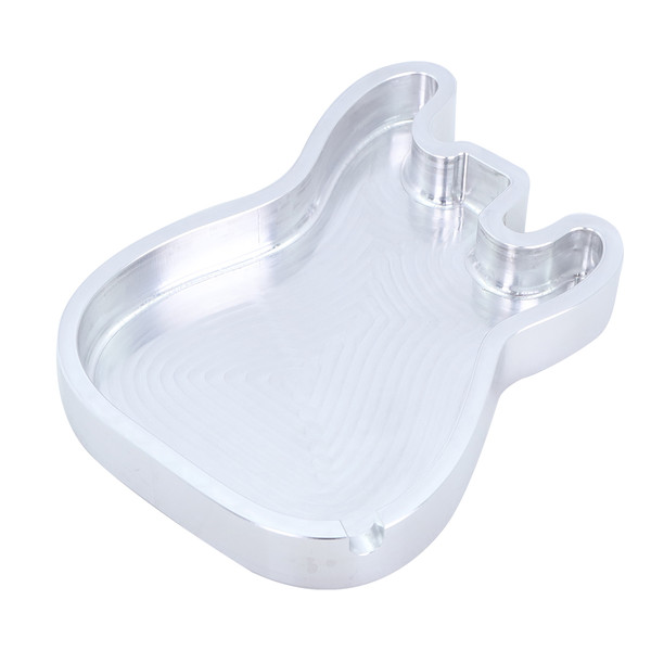 PYLON Aluminum Guitar-Shaped Storage Tray – Multipurpose Accessory Holder & Ashtray
