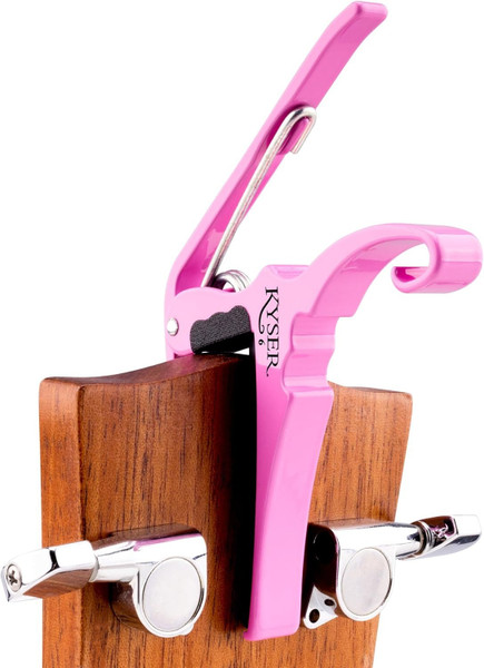 Kyser KG6PRA Quick-Change Capo – Pink Revival (6-String Acoustic)