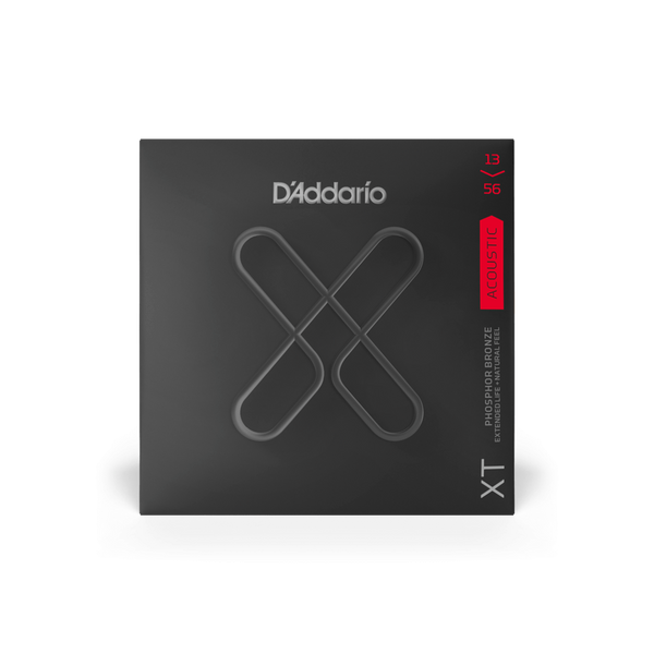 D'Addario XTAPB1356 XT Phosphor Bronze Acoustic Guitar Strings – Medium, 13-56