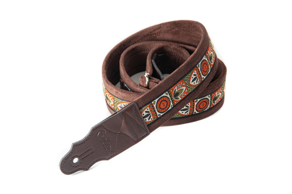 RightOn! Merida Guitar Strap w/ Vintage Design & Comfortable Fit