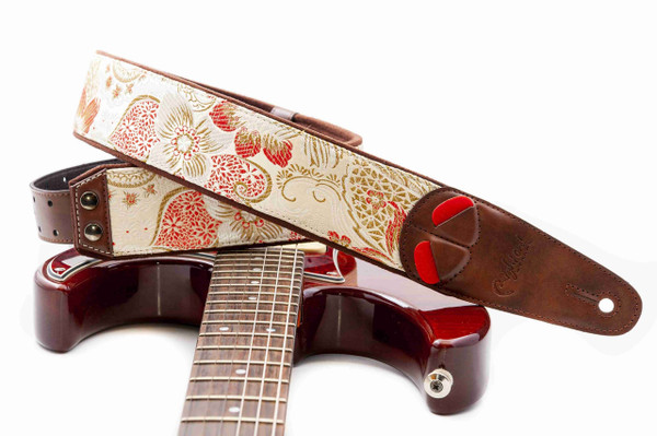 RightOn! Mojo HOKKAIDO Guitar Strap Beige