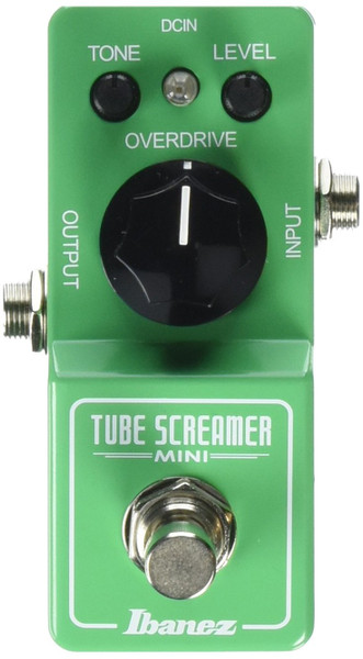 Ibanez TS Mini Tube Screamer Overdrive Pedal - Compact True Bypass
