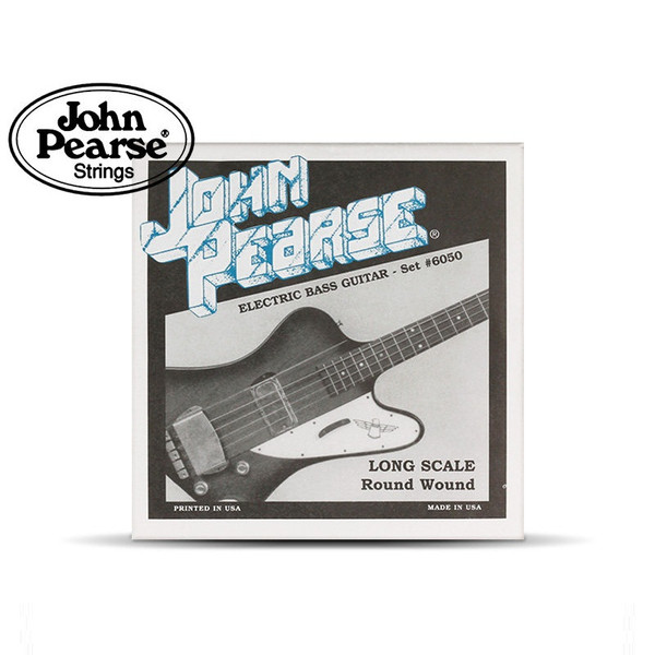John Pearse 6050 Electric Bass Guitar Nickel Round Wound Strings - 45-105 Medium-Light Gauge