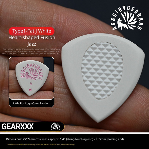 GearXXX FOX Nine-Tails Type 1 Fat-J PEEK Guitar Pick