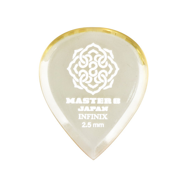 MASTER 8 JAPAN INFINIX Mega Slice Teardrop 2.5 mm Bass Guitar Pick