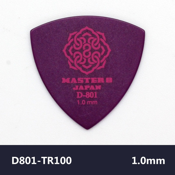 MASTER 8 JAPAN D-801 Triangle 1.0mm Guitar Pick – Purple