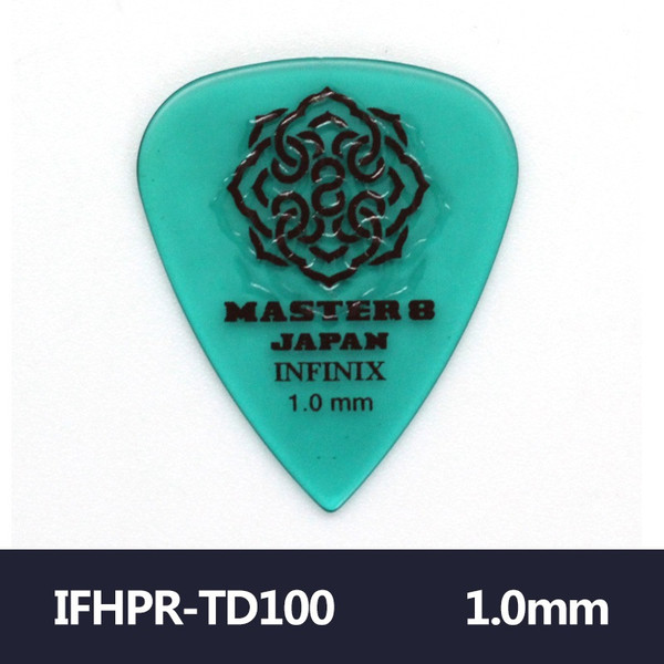 MASTER 8 JAPAN INFINIX Hard Polish with Rubber Grip Teardrop 1.0mm – Clear Green