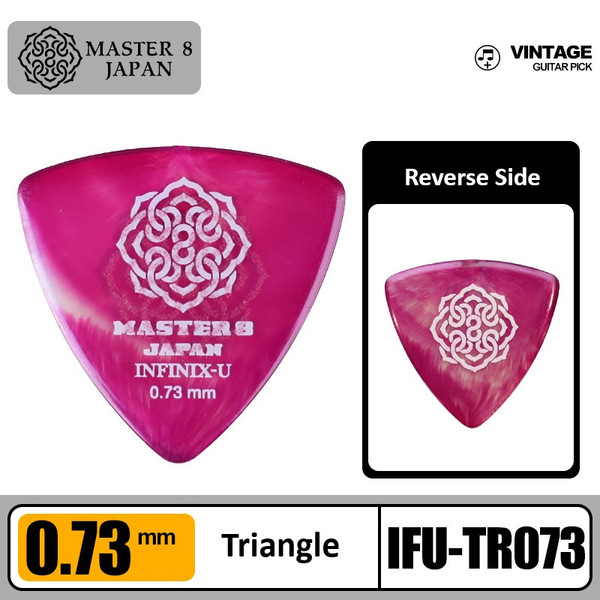 MASTER 8 JAPAN INFINIX‑U Triangle 0.73mm with Hard Grip – Purple