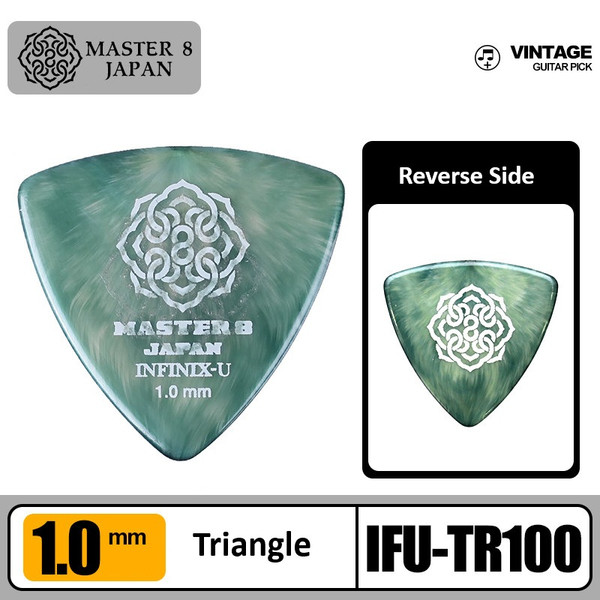 MASTER 8 JAPAN INFINIX‑U Triangle 1.0mm with Hard Grip – Green