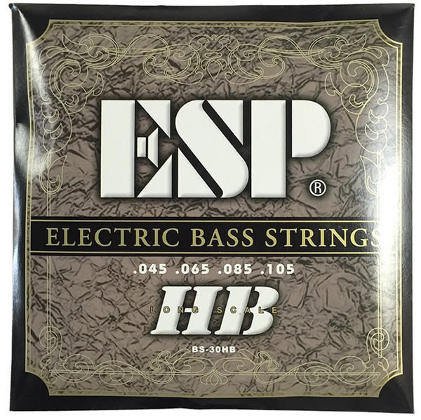ESP BS-30HB Heavy Bass Guitar Strings 45–105, Triple‑Wound E (Japan)