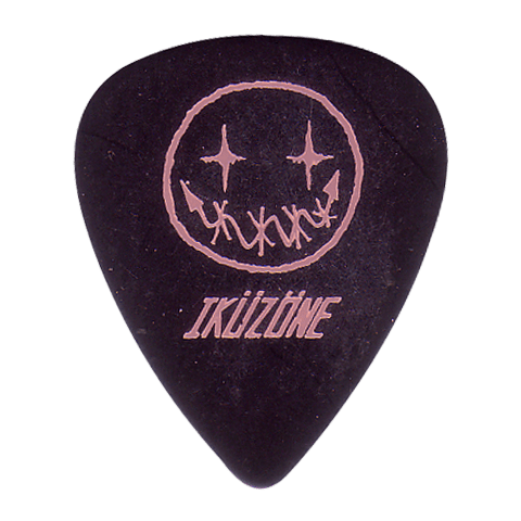 ESP PA-DA08 BK Ikuzone (Dragon Ash) 0.8mm Black Teardrop Guitar Pick, 1 Piece (Single)