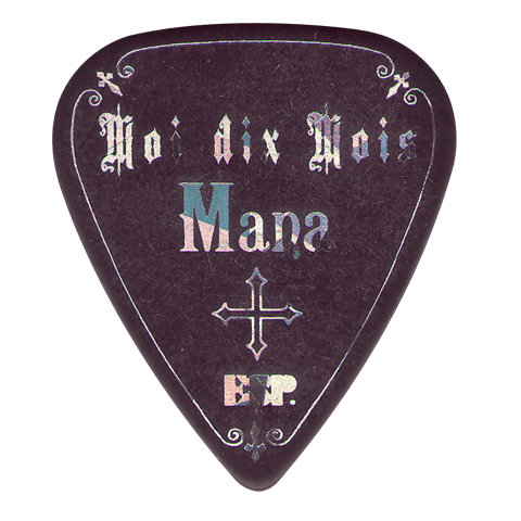 ESP PA-MM10 Mana (Moi dix Mois) 1.0mm Black Signature Guitar Pick, 1 Piece