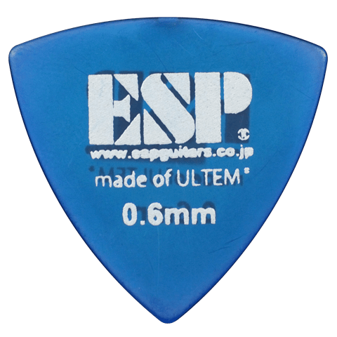 ESP PD-PSU06 Ultem 0.6mm Blue Triangle Guitar Pick