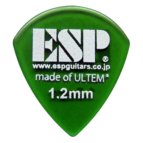 ESP PJ-PSU12 Ultem 1.2mm Green Jazz Guitar Pick