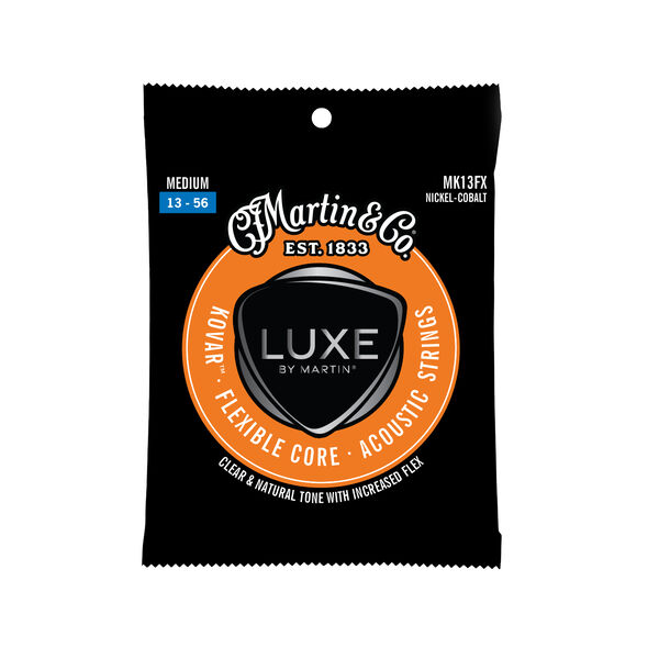 Martin Luxe MK13FX Kovar Flexible Core Acoustic Guitar Strings Medium 13-56