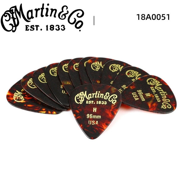 Martin 18A0051 Faux-Tortoise Guitar Picks 351 0.96mm Heavy (12-Pack)