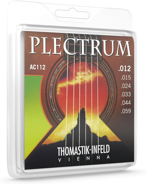 Thomastik-Infeld AC112 Plectrum Series Medium Light Acoustic Guitar Strings (.012-.059)