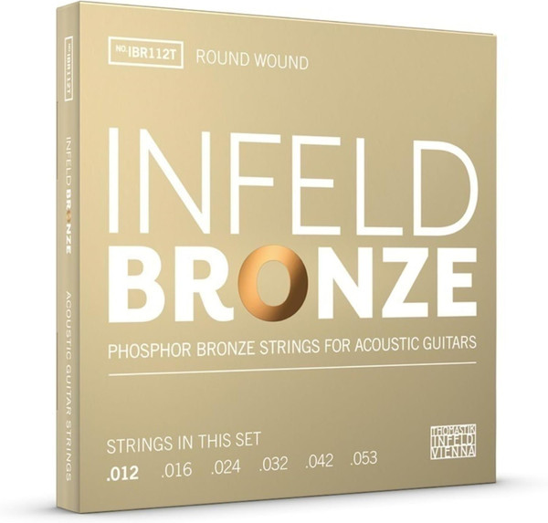 Thomastik-Infeld IBR112T Infeld Bronze Phosphor Bronze Acoustic Guitar Strings Medium Light (.012-.053)