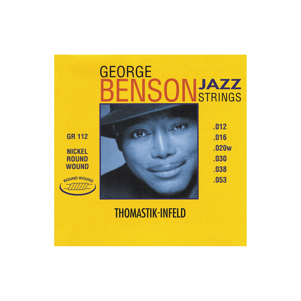 Thomastik-Infeld GR112 George Benson Signature Round Wound Jazz Guitar Strings Medium Light (.012-.053)
