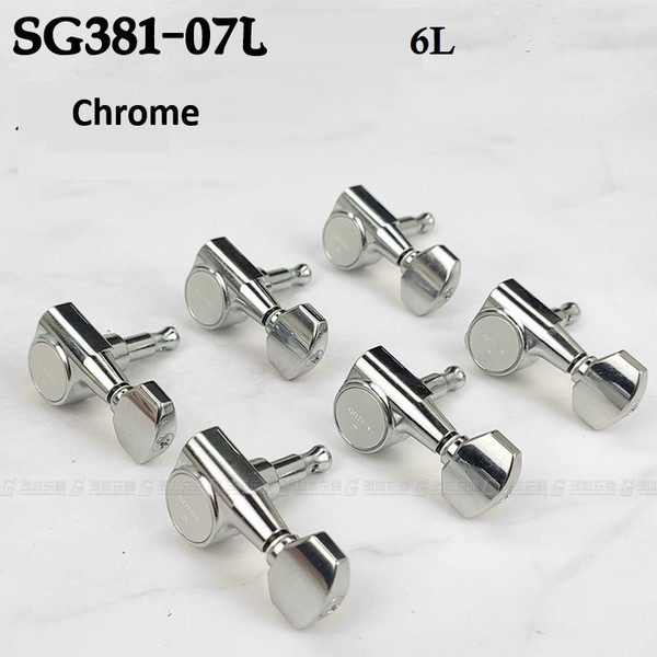 Gotoh SG381-07 Guitar Tuning Machines 6-In-Line (L6) — Chrome