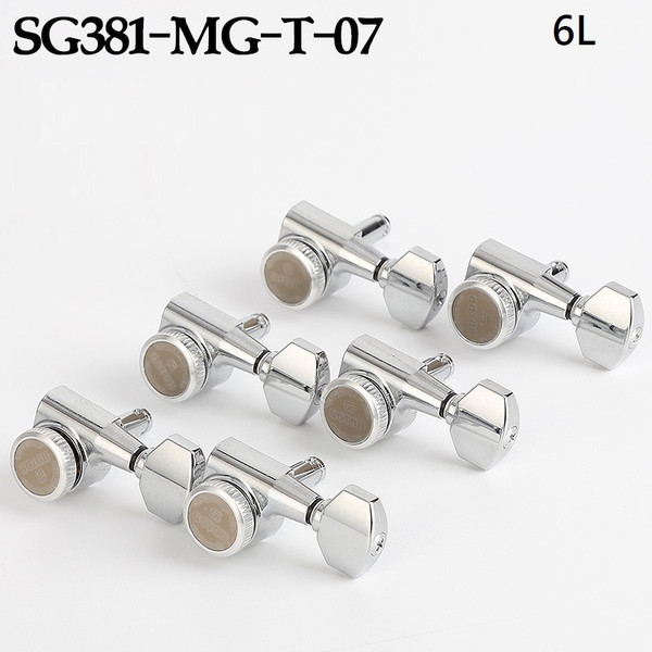Gotoh SG381-07 MG-T Magnum Lock Guitar Tuning Machines 6-In-Line (L6) — Chrome