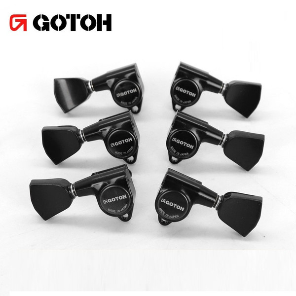 Gotoh SG301-04 B Guitar Tuning Machines 3Lx3R Set — Black