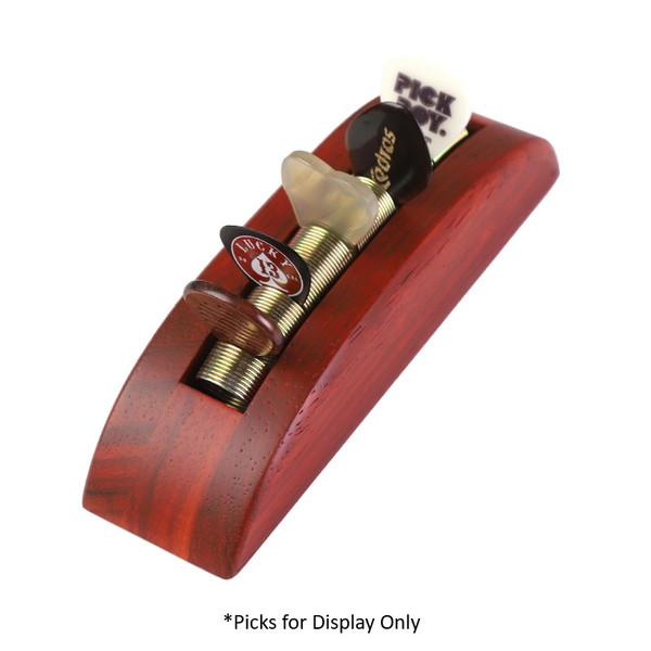 PYLON Rosewood Spring Guitar Pick Holder