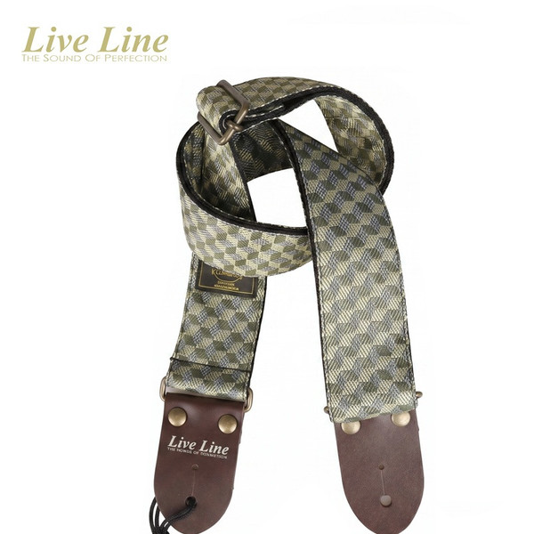 Live Line Tatami-Beri Jasmine Woven Guitar Strap — Made in Japan